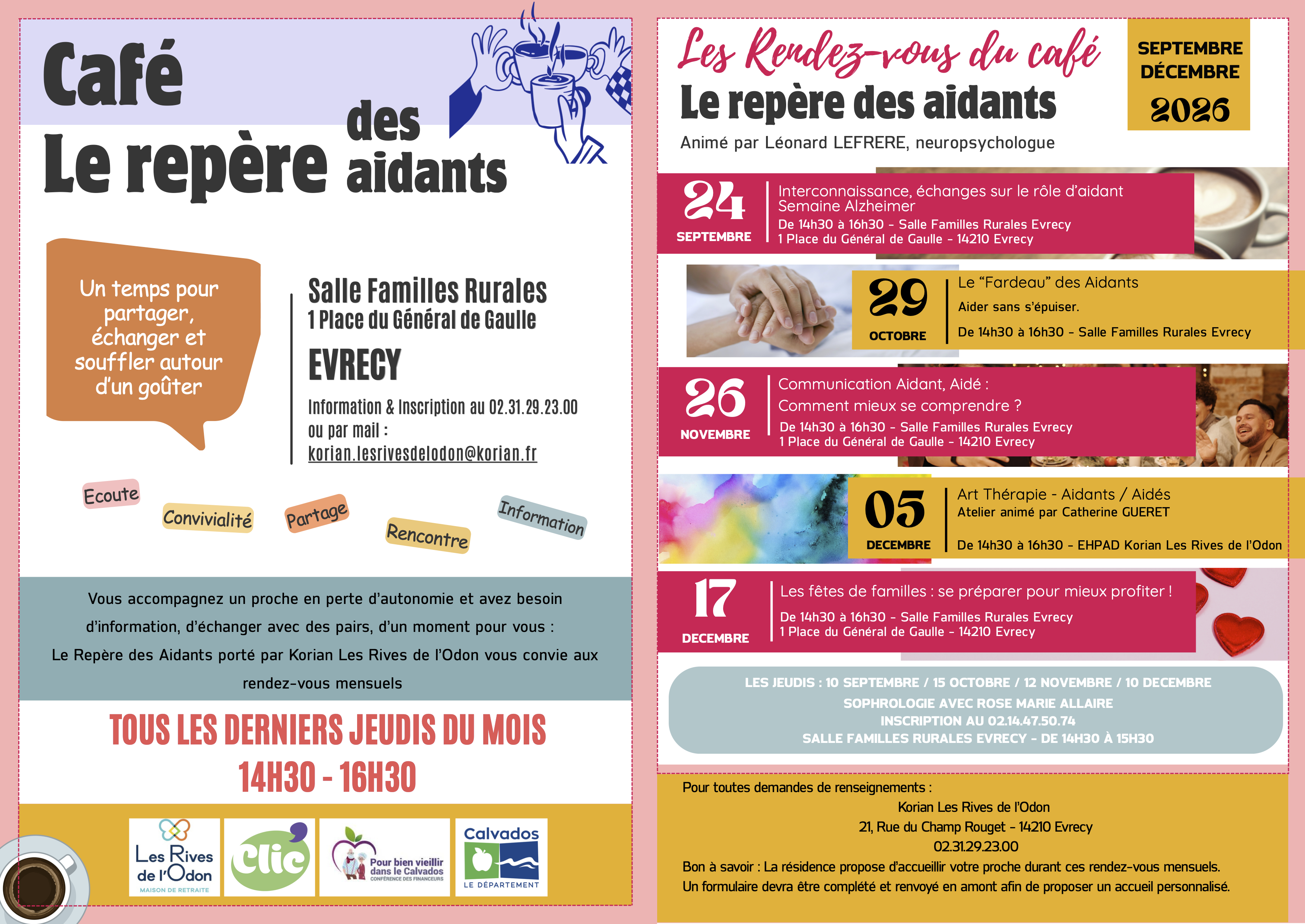 Le repère des aidants - Sophrologie avec Rose-Marie Allaire